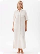 Халат женский муслиновый Leinle Muslin Dream 1675 L Белый (4821675110244) - изображение 1