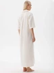 Халат женский муслиновый Leinle Muslin Dream 1675 L Белый (4821675110244) - изображение 2