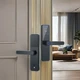Умная дверная ручка с биометрической защитой (отпечатком пальца) и Bluetooth, KEIVING - изображение 4