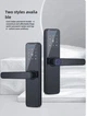 Умная дверная ручка с биометрической защитой (отпечатком пальца) и Bluetooth, KEIVING - изображение 5