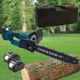Ланцюгова пила 16" з 2 акумуляторами 48V у кейсі Chain Saw, акумуляторна електропила для обрізання та розпилювання дерев, дров, гілок, бездротова садова електрична пила з масляним баком для саду та дачі AND-16 - зображення 1