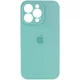 Чохол Silicone Premium case з захистом камери для iPhone 15 Pro Max Full Camera Protective mint 9920 - зображення 1