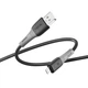 USB-кабель Ridea RC-SI35 Silicone Pro Micro-USB 3A 1м Black (3180) - изображение 4