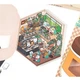 Комната из 3D наклеек DIY StickerBook стикербук Кафе "LZH015-353" разноцветные - изображение 4