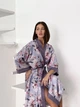 Халат кимоно длинный Morning Bloom лавандовый XL - изображение 1
