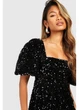 Платье boohoo 36 Черный FZZ33819_05 - изображение 4
