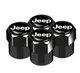 Колпак вентиля колеса Jeep 4 шт Тюнинг Черные - изображение 3