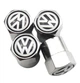 Колпак вентиля колеса Volkswagen 4 шт Тюнинг Серые - изображение 3