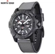 Мужские часы North Edge 2025 BLAZE Solar Powered Army Military Style Waterproof 50M - изображение 2