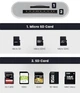 Адаптер Type-C для карт памяти SD / TF Card Reader переходник для iPhone 15 16 17 plus air pro max iPad Samsung Xiaomi Huawei Meizu Oppo Vivo Google USB-C на кардридер SD Card camera - изображение 2