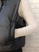 Жилет женский укороченный из эко кожи безрукавка на подкладке демисезонная 42 черный - изображение 2