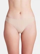 Набор трусиков танга женских Under Armour Thong Ua Pure Stretch No Show Thong 1383893 500 XL 3 шт Бежевый (1200122273262) - изображение 2