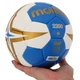 Мяч для гандбола MOLTEN H1X2200-BW (PU, р-р 1, сшит вручную, синий-белый) - изображение 5