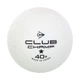 Набір м'ячів для настільного тенісу 6 штук DUNLOP DL679345 CLUB CHAMP (пластик, d-40мм, білий) - зображення 3
