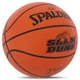 Мяч баскетбольный резиновый №5 SPALDING 84584Z SLAM DUNK (резина, бутил, оранжевый) - изображение 3