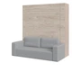 Шкаф-Кровать-Диван Smartmebel ISIDA-140 Гикори Рокфорд Светлый 140х200 см (N 100-48:R) - изображение 1