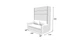Шкаф-кровать-диван Smartmebel JUPITER-180 NEW Гикори Рокфорд Светлый 180х200 см (N 100-41) - изображение 3