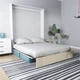 Шкаф-Кровать-Диван Smartmebel MIRA SOFA PLUS 160х200 см Пепельный (N 100-10:Р) - изображение 6