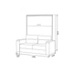 Шкаф-кровать-диван Smartmebel HF PLUS-140 NEW Гикори Рокфорд Светлый 140х200 см (N 100-33) - изображение 3