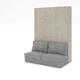 Шкаф-Кровать-Диван Smartmebel MIRA SOFA PLUS 140х200 см Гикори Рокфорд Светлый (N 100-9:R) - изображение 1
