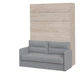 Шкаф-кровать-диван Smartmebel JUPITER-140 Гикори Рокфорд Светлый 140х200 см (N 100-36) - изображение 1
