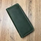 Кошелек на круговой молнии из натуральной кожи цвет Зелёный (b013-4) - изображение 4