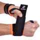 Бинты кистевые для жима STRENGTH WRIST WRAPS Zelart TA-2256 Черный-оранжевый - изображение 1