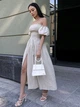 Платье Jadone Fashion Мона L-XL бежевое - изображение 2