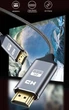 Кабель шнур HDMI - HDMI 4К 60Hz HDR 3D High Speed Aluminum Neylon cord, 1м (48861) - зображення 10