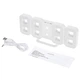 LED годинник з термометром CAIXING CX-2218 White блакитний циферблат - изображение 6