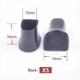 Силіконові накладки на каблуки Protective heel stoppers Black Розмір XS - зображення 3