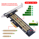 Контроллер Dynamode M.2 SSD NVMe M-Key to PCI-E 3.0 x4/ x8/ x16, full profile br (PCI-Ex4- M.2 M-key) - изображение 5