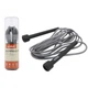 Скакалка в тубусі LiveUp PVC JUMP ROPE 275 см Grey/Black - изображение 2