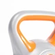 Гиря LiveUp PLASTIC KETTEL BELL 8 кг Grey/Orange - изображение 3