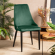 Krzesło do kuchni i salonu HOMLA LOUIS RIBBON 44 x 59 x 88 cm Green (5904183848921) - obraz 6