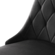 Стілець для кухні та вітальні HOMLA LOUIS QUILTER 44 x 59 x 88 см Black (5904183848969) - зображення 4