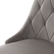 Krzesło do kuchni i salonu HOMLA LOUIS QUILTER 44 x 59 x 88 cm Grey (5904183849010) - obraz 5