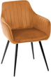 Krzesło do kuchni i salonu HOMLA ANDRE 56 x 61 x 86 cm Caramel (5904183847313) - obraz 1