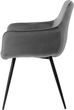 Krzesło do kuchni i salonu HOMLA ETIENNE 56 x 61 x 86 cm Grey (5904183847320) - obraz 3