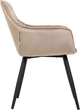 Krzesło do kuchni i salonu HOMLA FLOSSI 57 x 63 x 84 cm Beige (5904183845005) - obraz 3