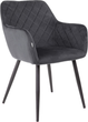 Стілець для кухні та вітальні HOMLA SHELTON 56 x 60 x 84 см Grey (5904183860503) - зображення 1