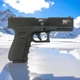 Стартовый шумовой пистолет RETAY G17 black Glok 17 + 50 шт холостых патронов (9 mm) - изображение 3