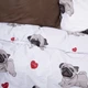 Комплект постільної білизни Бязь 17-0566 Pug-dog 175х210 (2200004672601) - зображення 2