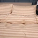 Комплект постільної білизни MirSon сімейний 143x210 см х 2 шт 17-0610 Stripe Light Brown Ranforce Elite (2200008198640) - зображення 3