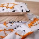 Комплект постельного белья MirSon семейный 143x210 см х 2 шт 17-0621 Yoga Cat Orange бязь (2200008195496) - изображение 6