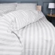 Комплект постельного белья MirSon Семейный 2х143х210 17-0600 Stripe White Gray Бязь (2200008048105) - изображение 5