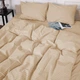 Комплект постельного белья MirSon Семейный 2х143х210 17-0602 Stripe Creamy Бязь (2200008050122) - изображение 3