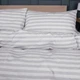 Комплект постільної білизни MirSon Сімейний 2х143х210 Ranforce Elite 17-0600 Stripe White Gray Ранфорс (2200008048600) - зображення 3