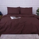 Комплект постельного белья MirSon семейный 143x210 см х 2 шт 17-0617 Stripe Brown Ranforce Elite (2200008202255) - изображение 2