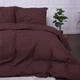 Комплект постельного белья MirSon Ranforce Elite Евро 200х220 см 17-0617 Stripe Brown Ranforce (2200008202248) - изображение 3